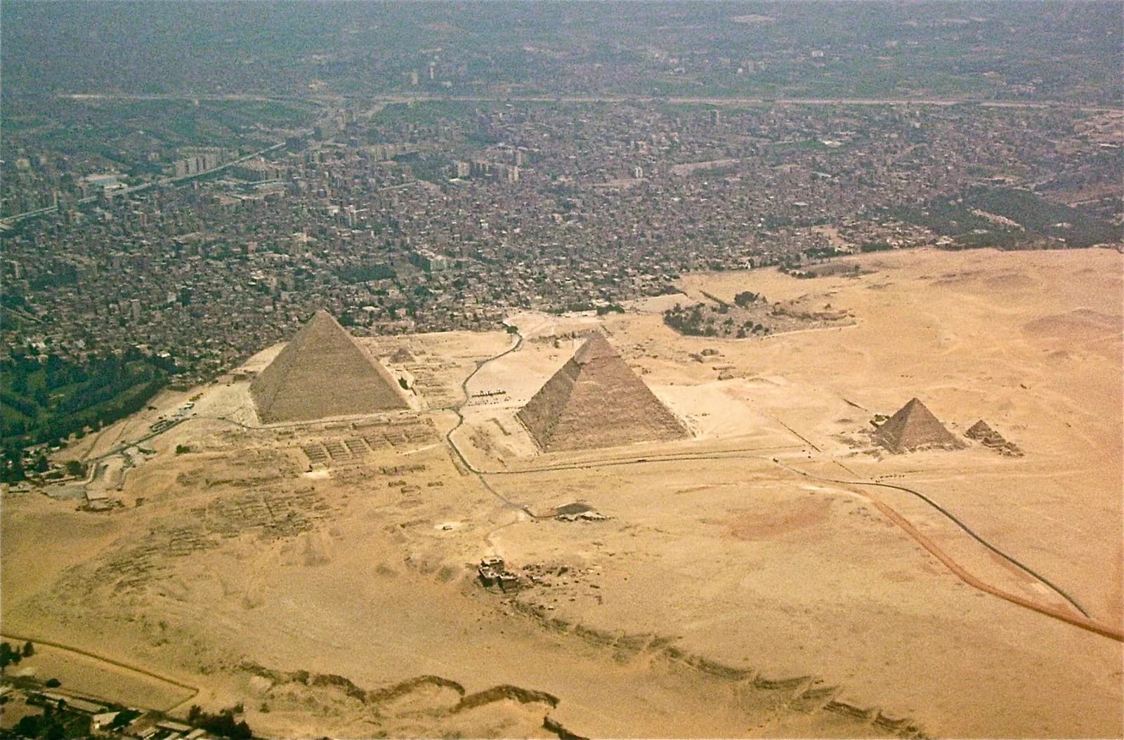 Representative view of Giza Plateau